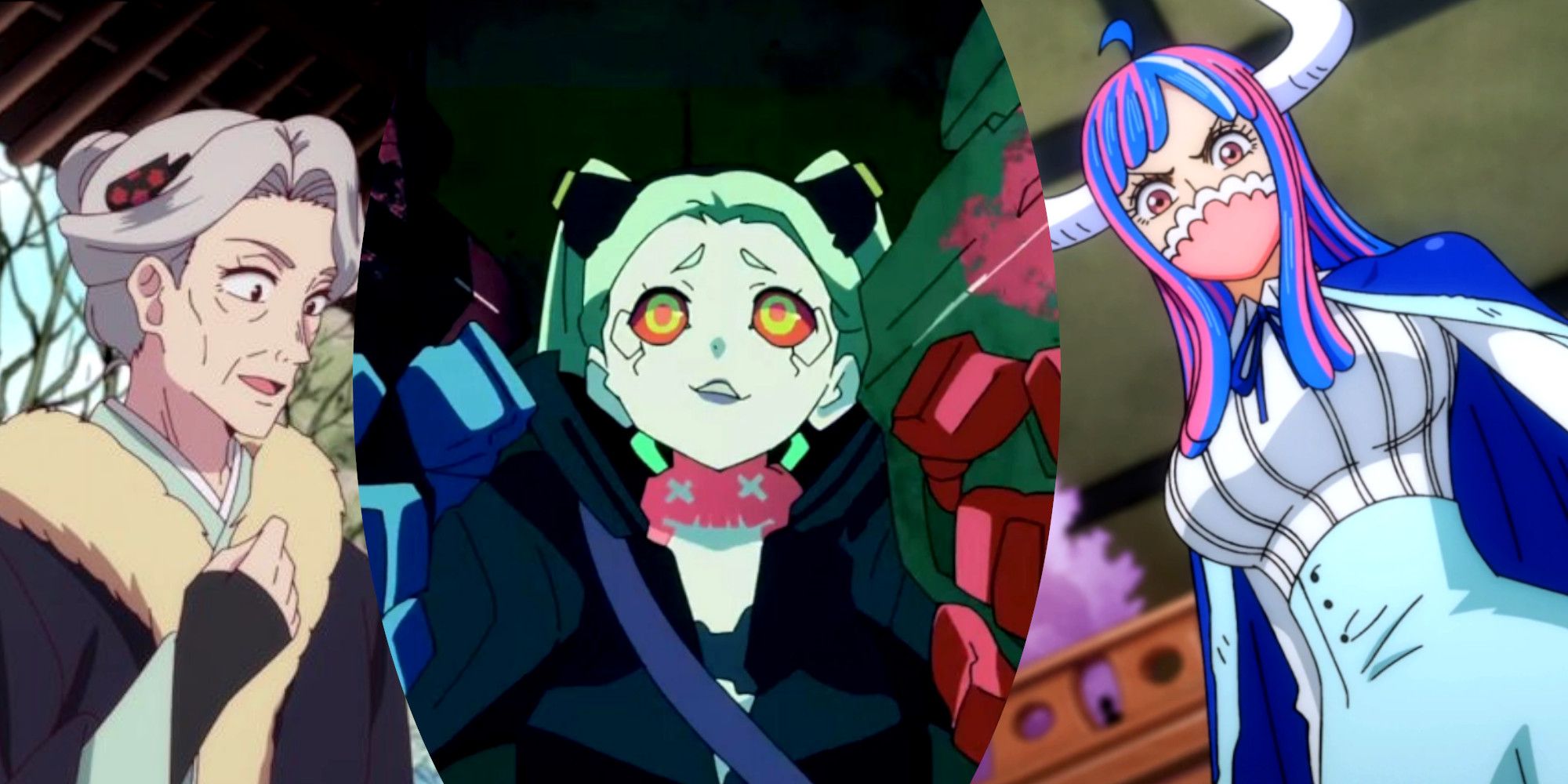 Cyberpunk Edgerunners Familiar voices Rebecca Ulti: One Piece Nagomi Kinoshita: Rent-a-Girlfriend Netflix Crunchyroll
